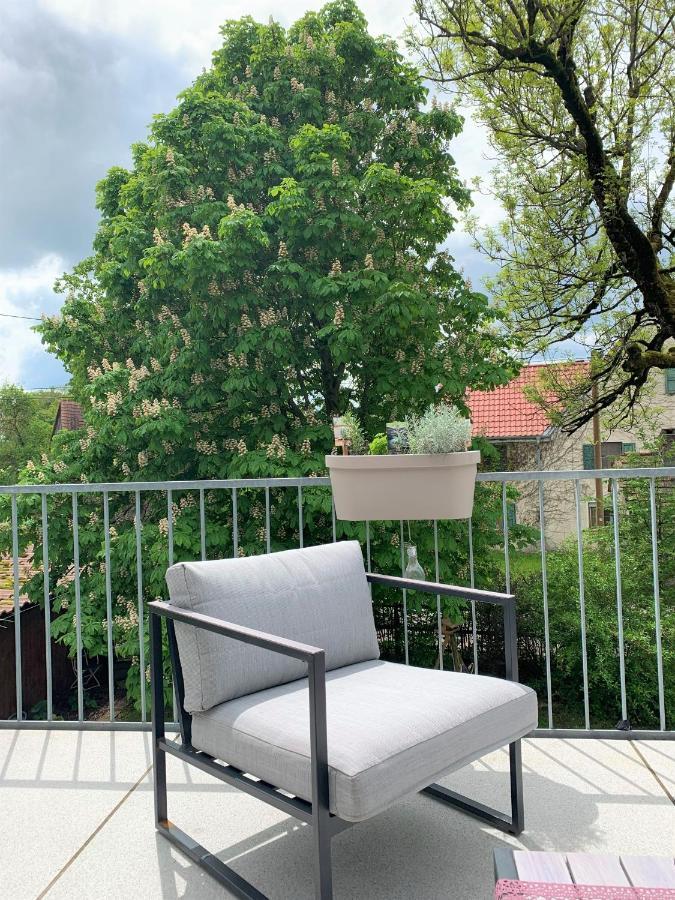 Fe Wo Brunnen - 120 Qm - Ruhige Lage - Viel Natur- Komfortabel - Grosser Balkon Und Garten Μέμμινγκεν Εξωτερικό φωτογραφία