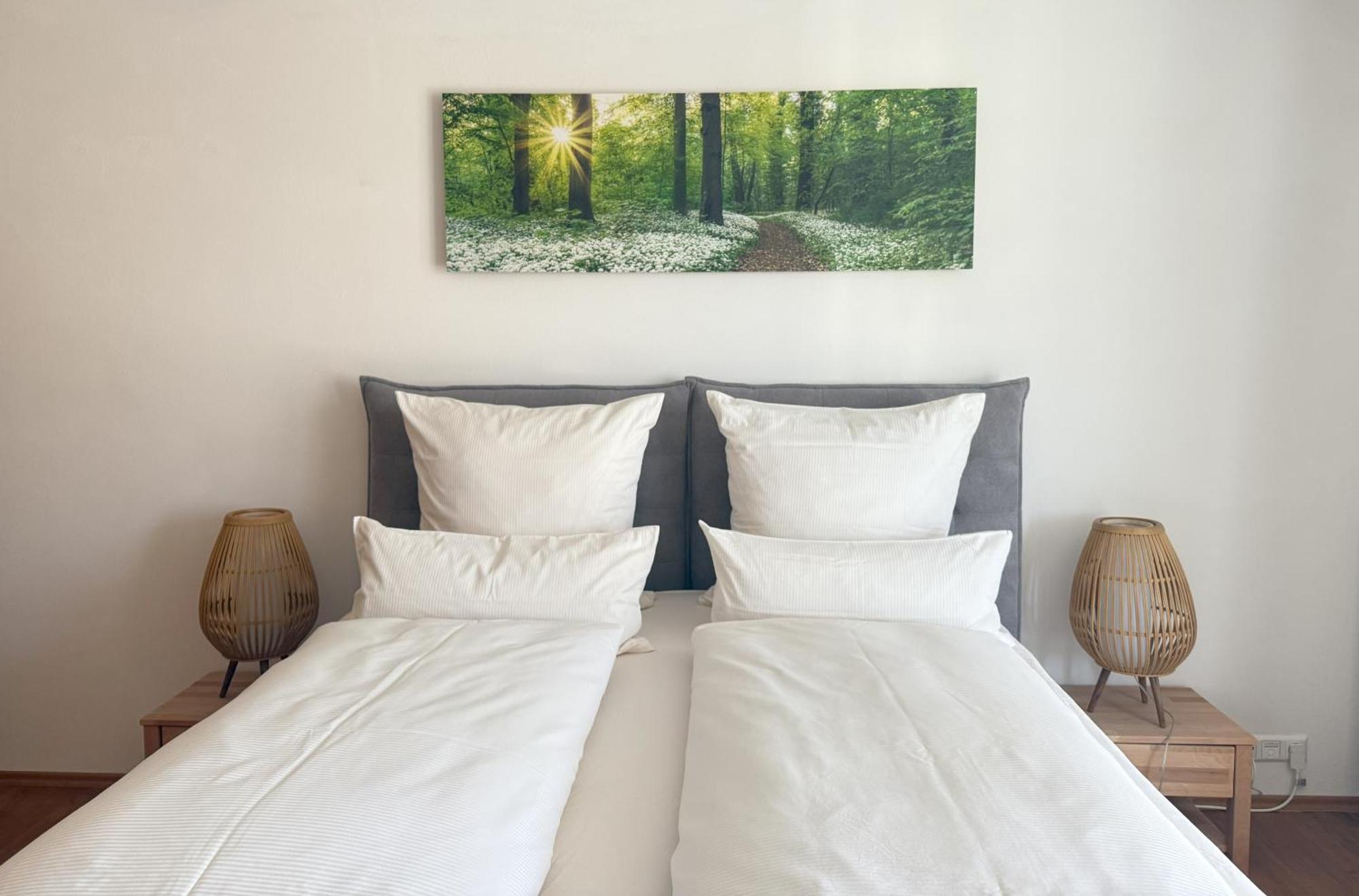 Fe Wo Brunnen - 120 Qm - Ruhige Lage - Viel Natur- Komfortabel - Grosser Balkon Und Garten Μέμμινγκεν Εξωτερικό φωτογραφία